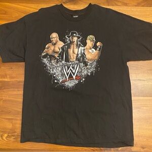 WWE T-Shirt Size XL John Cena The Undertaker Bobby Lashley Vintage Y2K 2007